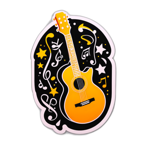 Design samolepky pro Vojtěcha Dyka s hudebními motivy