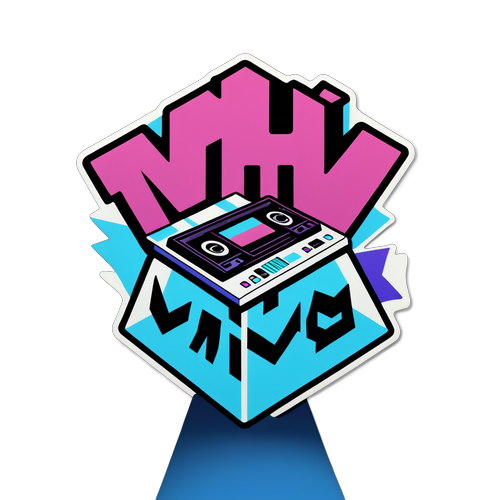 Retro MTV Sticker