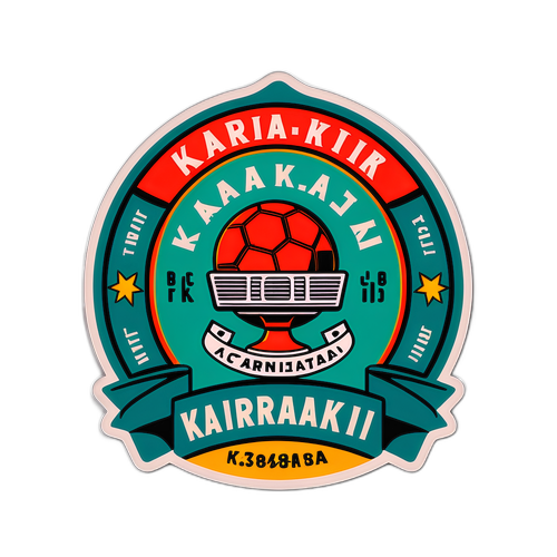 Karabağ FK Vintage Logo Sticker