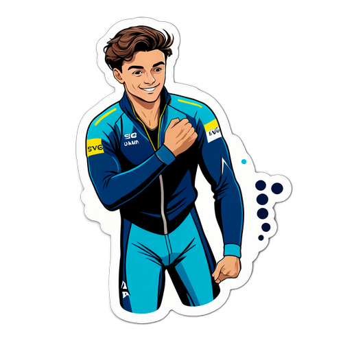 Armand Duplantis připravující se na skok