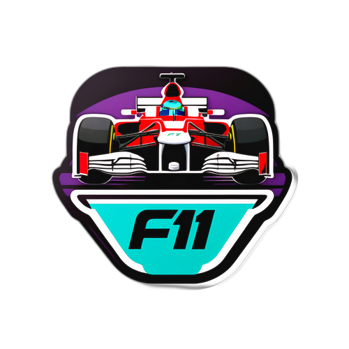 F1TV Logotyp Klistermärke