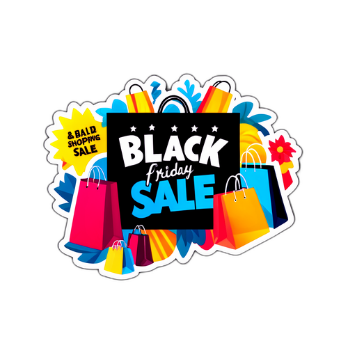 Adesivo Vendita Black Friday
