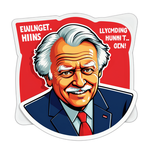 Politisk kommentar med humor