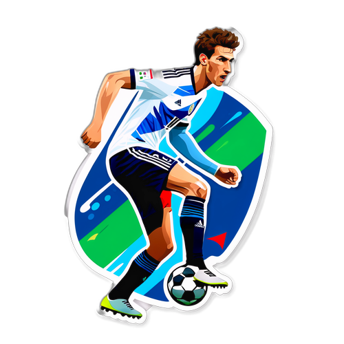 Leon Goretzka in azione