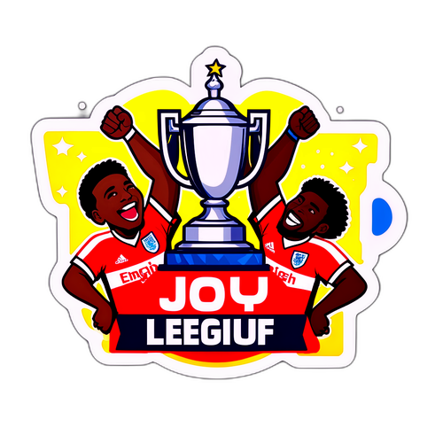 Nálepka s grafikou Anglického ligového poháru