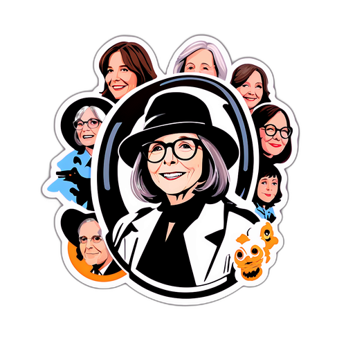 Diane Keaton stílusa és karakterei matrica