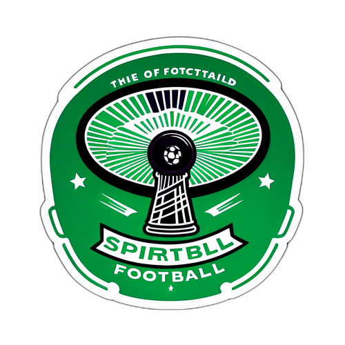 Мотиваційний стікер про дух футболу