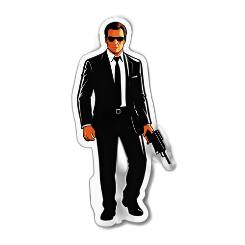 Sticker geïnspireerd door 'Die Another Day'