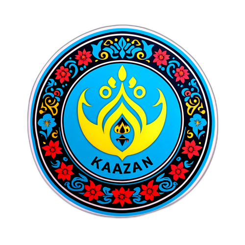 Стикер с силуэтом знака 'Казан'