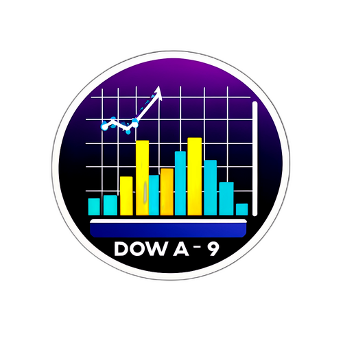 ダウ90,000に関するトレンドを表現するオリジナルアイコンデザイン