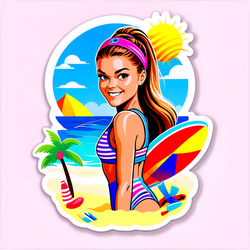 Sommerleg med Nina Agdal