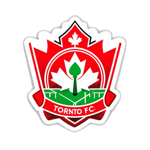 Adesivo do Toronto FC com Castelinha