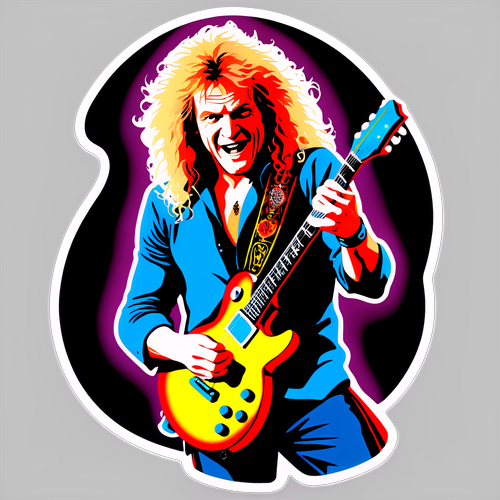 John Sykes med gitar