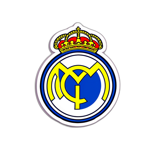 Stylish Sticker ng Real Madrid