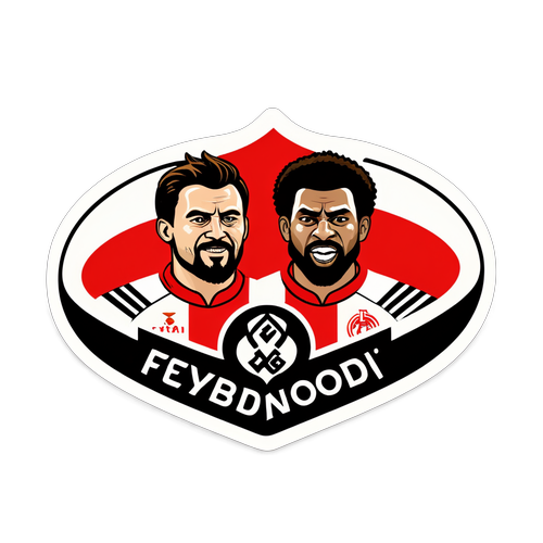 Passie en Rivaliteit: Ajax vs. Feyenoord Sticker