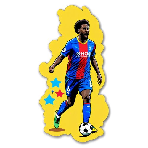 Thiết kế nhãn dán về khoảnh khắc lịch sử của Crystal Palace