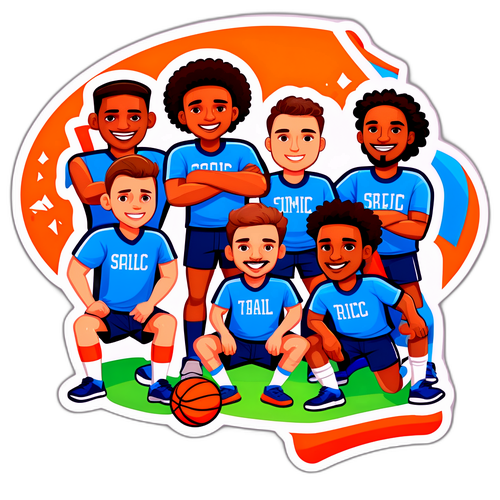 Sticker ng Koponan ng Sports