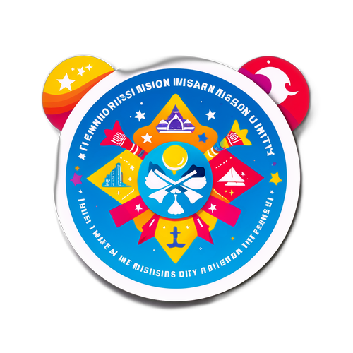 Projeto visual da missão da festa: unidade e diversidade