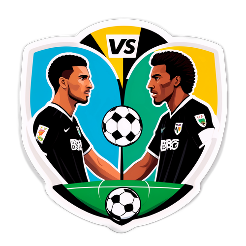 Stiker Pertandingan Bragantino vs Vasco