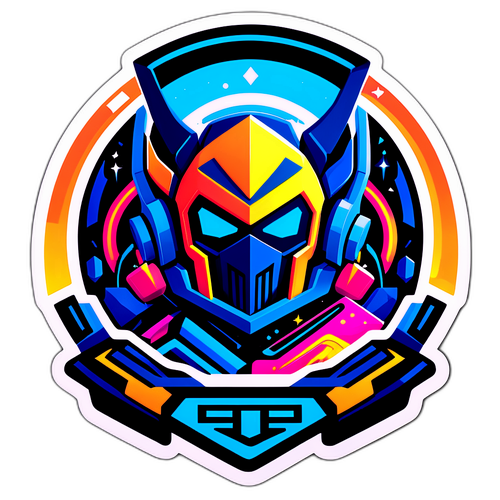 Futuristikong Disenyo ng Sticker para sa The International 2025