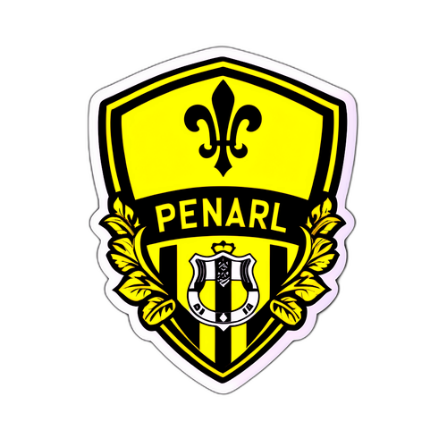 Sticker que celebra la cultura y tradición de Peñarol