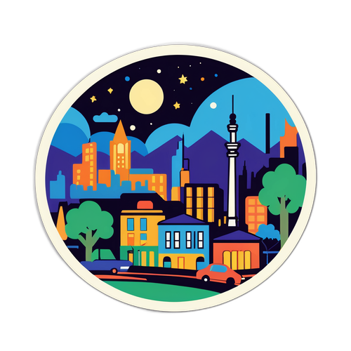 Escena nocturna en Banfield