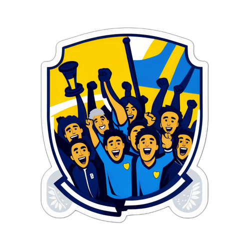 Stiker Semangat Boca Juniors vs Argentinos