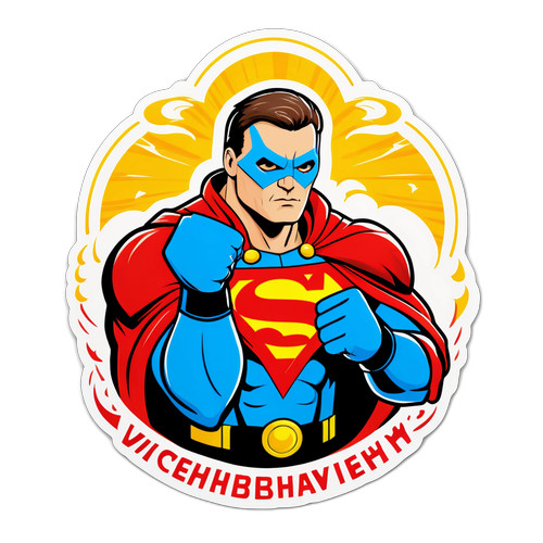 Создание символа Вячеслава Борщева в виде супергероя