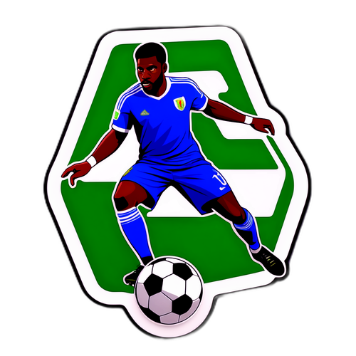 Sticker von Kevin Danso in defensiver Position