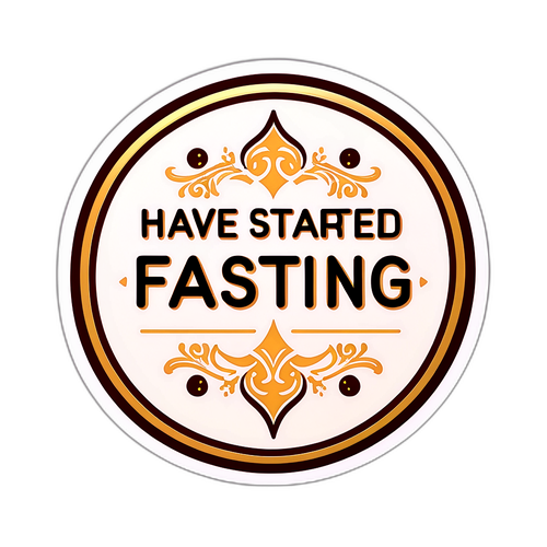 我已開始禁食