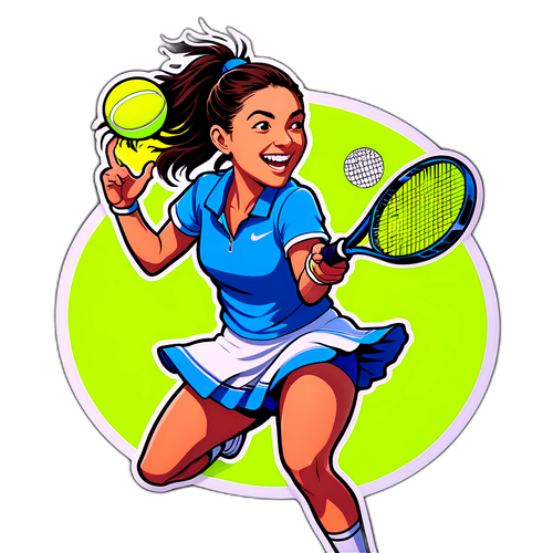 Emma Raducanu im Spiel