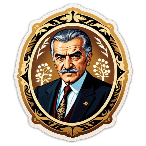 Nostaljik Ahmet Türk Sticker Tasarımı