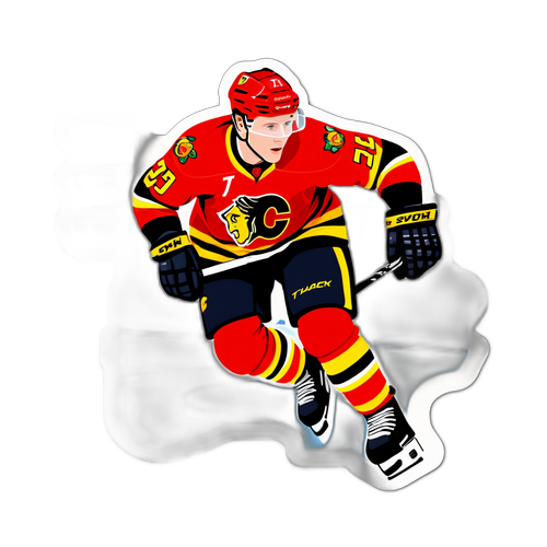 Nálepka Tkachuka v akci