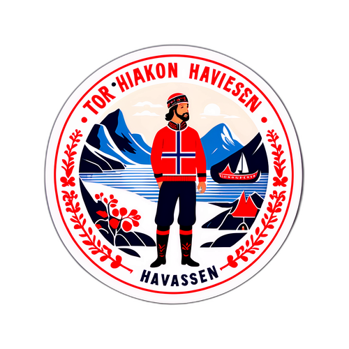 Retro-sticker av Tor Håkon Håvardsen