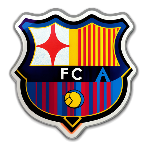 Sticker Bersemangat! Rasa Inovasi FC Barcelona dengan Gaya Seni Abstrak Barcelona yang Menakjubkan!