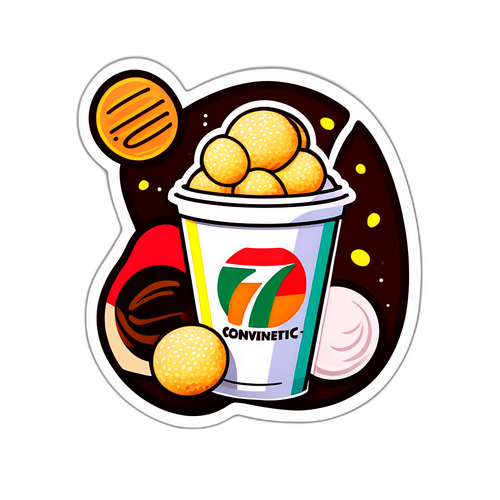 7-11 便利商店貼紙
