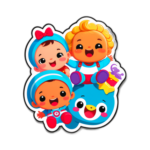 En søt babygrafikk for 'Nepobaby TV2 Sesong 2'