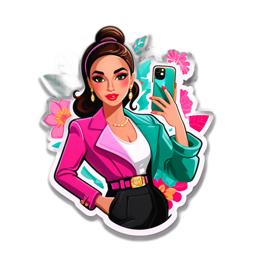 עיצוב מדבק של אורח חיים זוהר של יסמין לוקץ