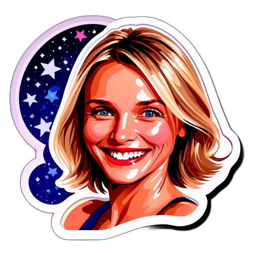 Cameron Diaz s úsměvem