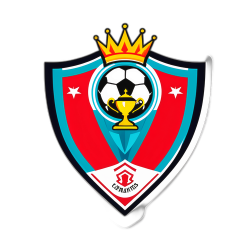 Escudo de Estudiantes con Trofeo
