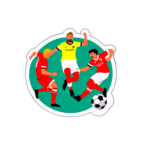 Αυτοκόλλητο ποδοσφαίρου για αγώνες Europa League