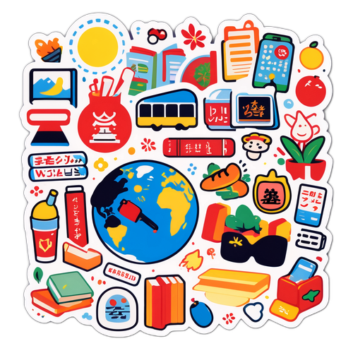 早稲田大学キャンパスライフのステッカー