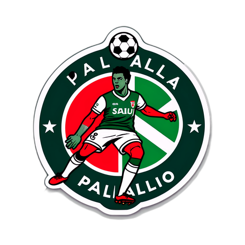 Stiker Pertandingan Ikonik Palmeiras dan São Paulo