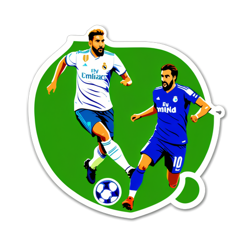 Sticker voor de wedstrijd tussen Leganés en Real Madrid