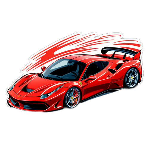 Adesivo di Corrida Dinamico con Ferrari