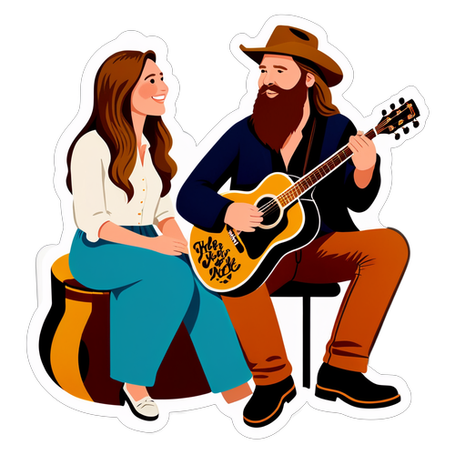 Heartfelt Musical Moment Sticker