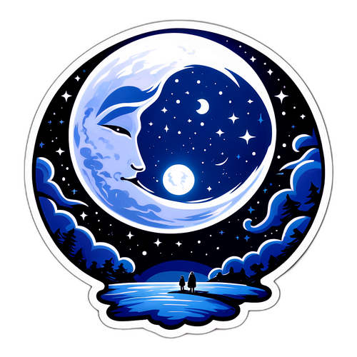 Σχέδιο της 'νύχτας μόνος', απεικονίζοντας όνειρα που ζωντανεύουν με το φως της σελήνης