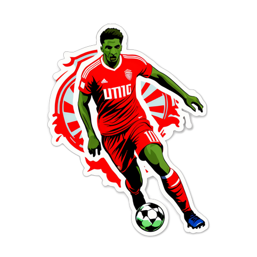 Adhesiv jucător Olympiacos driblând