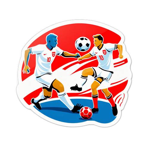 Intensiv Fotboll Duel: Polen vs Nederländerna