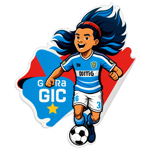 Sticker ya Mechi ya Mpira kati ya Göteborg na Djurgården